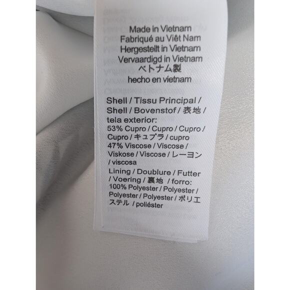 J Crew Collection Dress Womens 6 Green Navy Floral One Shoulder Midi BK996 - Picture 15 of 16